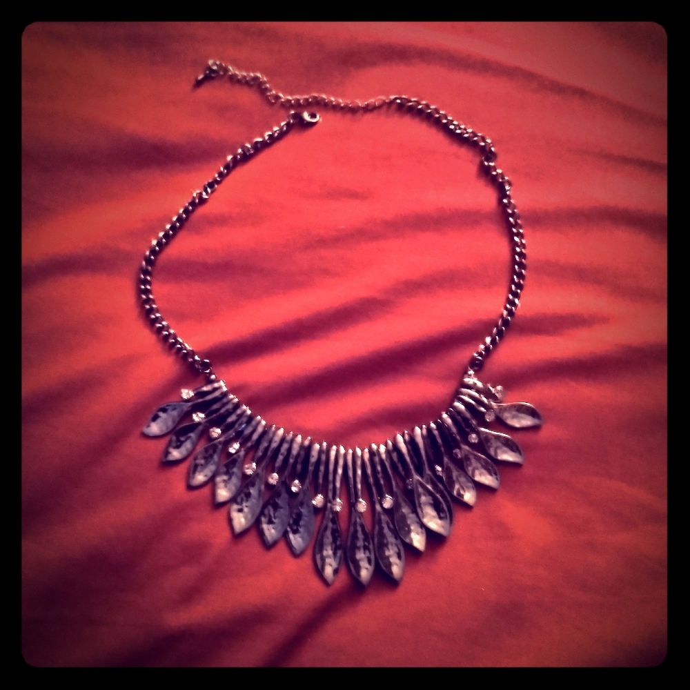 Rare metal necklace